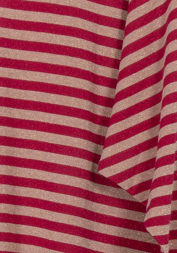Pull Rayé Rouge et Beige - Taille S/36 de la marque Indies | PARAD112532 - Vendu par Paradigme - Image 3