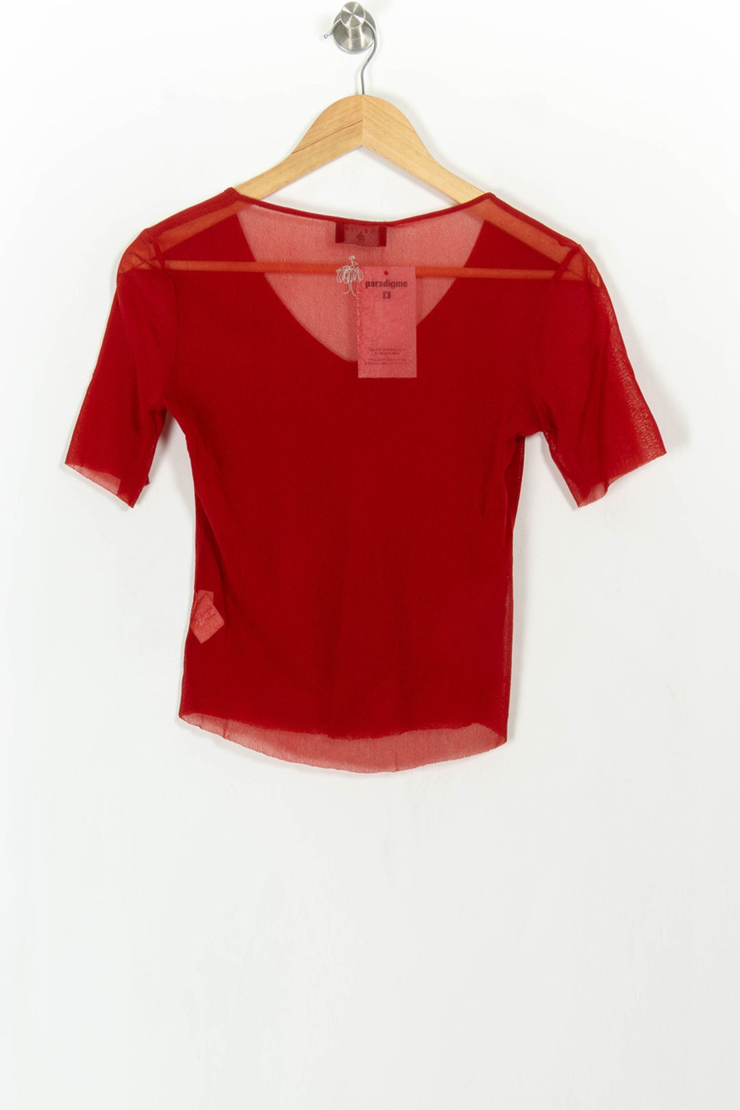 Tee-shirt Rouge - Taille S/36 de la marque One Step | PARAD112533 - Vendu par Paradigme - Image 5