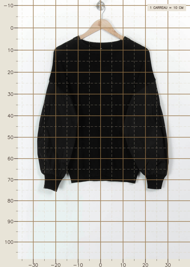 Pull Noir - Taille M/38 de la marque Indies | PARAD112534 - Vendu par Paradigme - Image 4