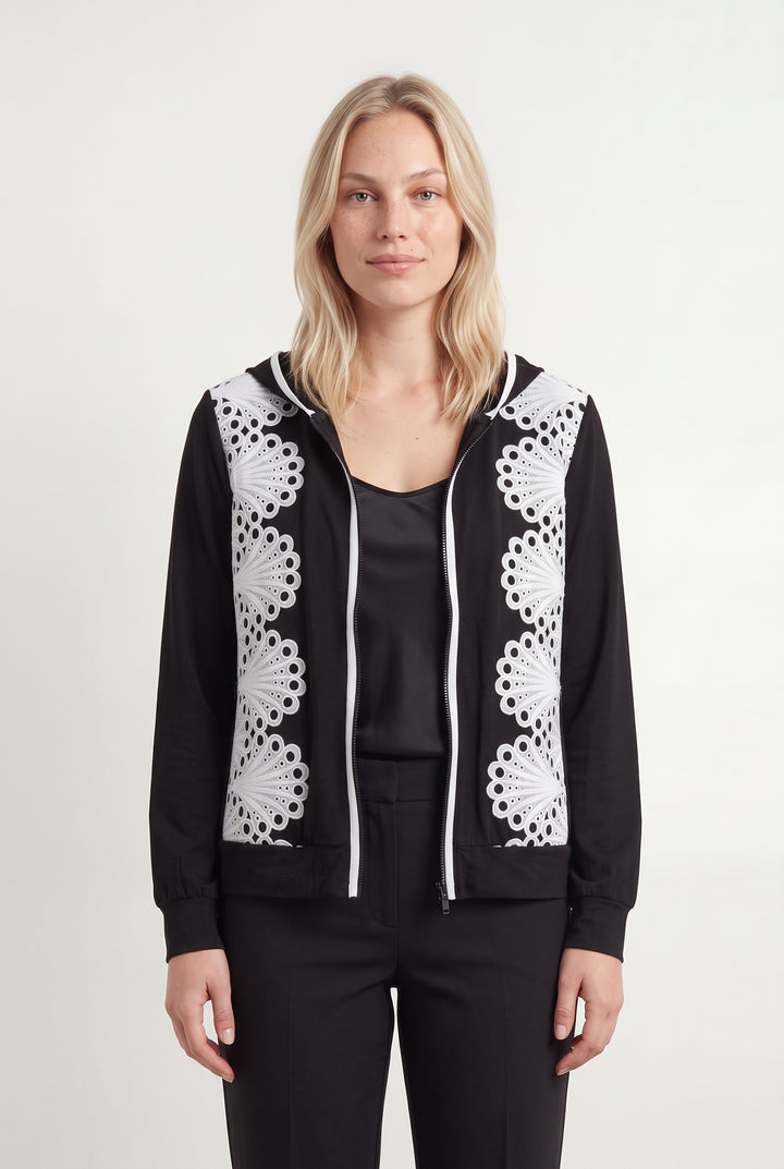 Veste Noire et Blanche - Taille L/40 de la marque Bleu Blanc Rouge | PARAD112535 - Vendu par Paradigme - Image 1