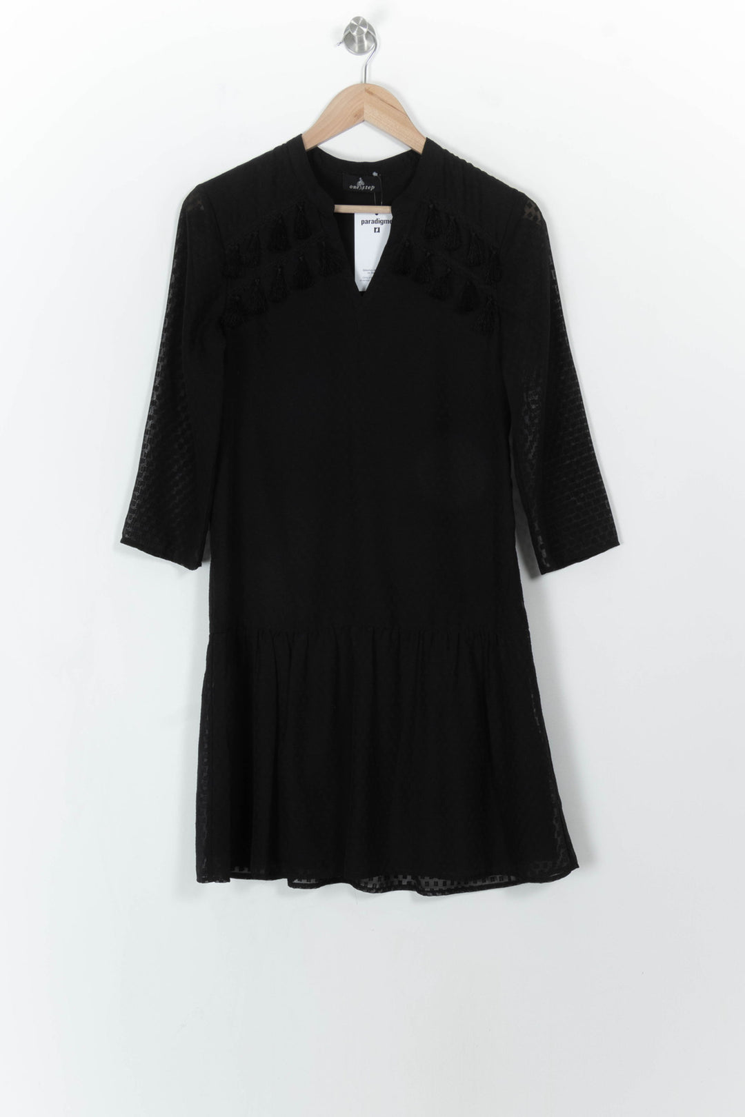 Robe Courte Noire - Taille XS/34 de la marque One Step | PARAD112537 - Vendu par Paradigme - Image 2