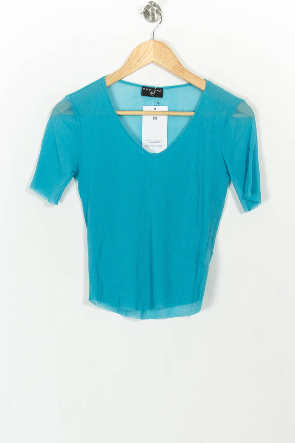 Top Bleu - Taille S/36 de la marque One Step | PARAD112538 - Vendu par Paradigme - Image 2