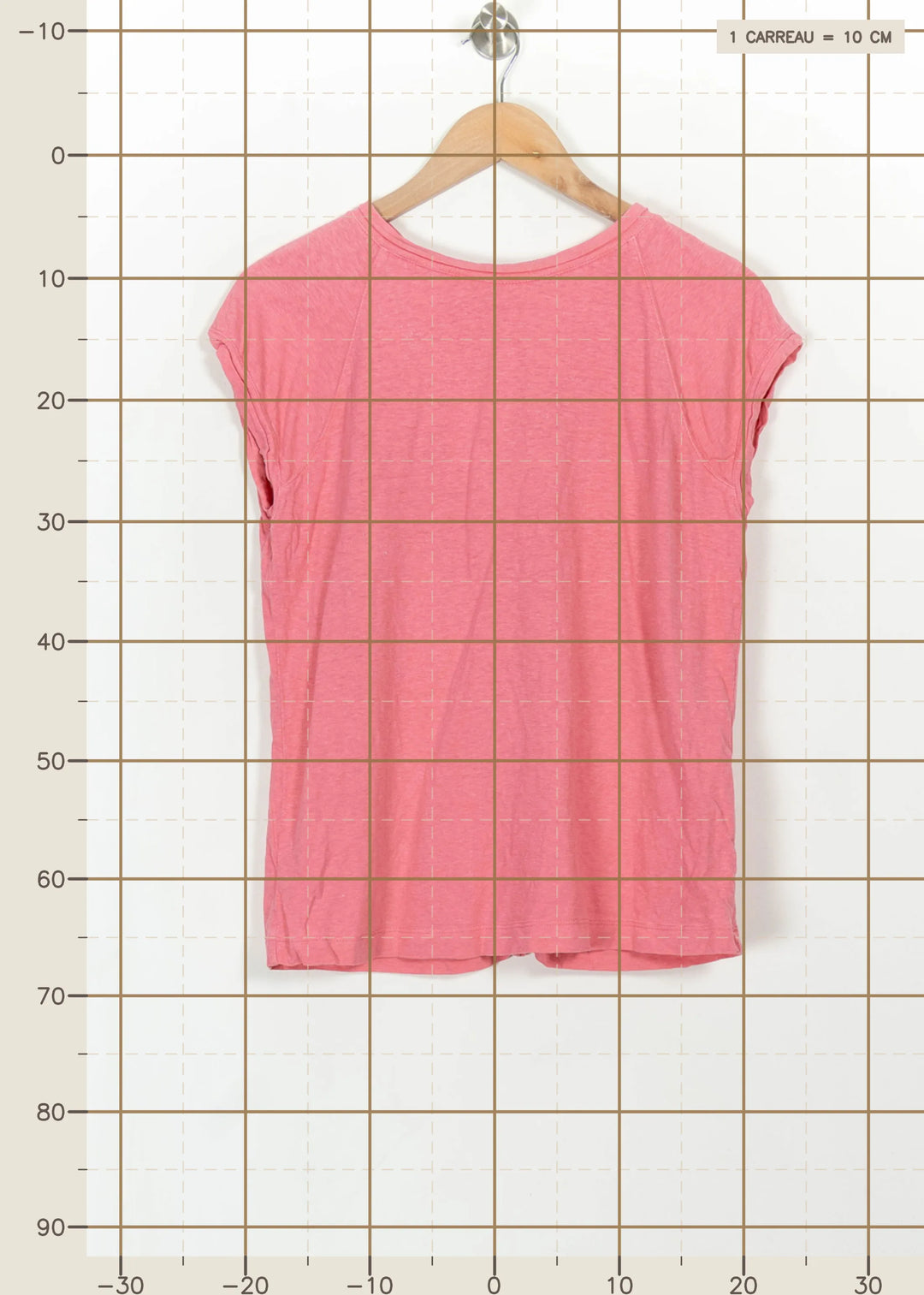 T-shirt Rose - Taille S/36 de la marque Maison 123 | PARAD112539 - Vendu par Paradigme - Image 4