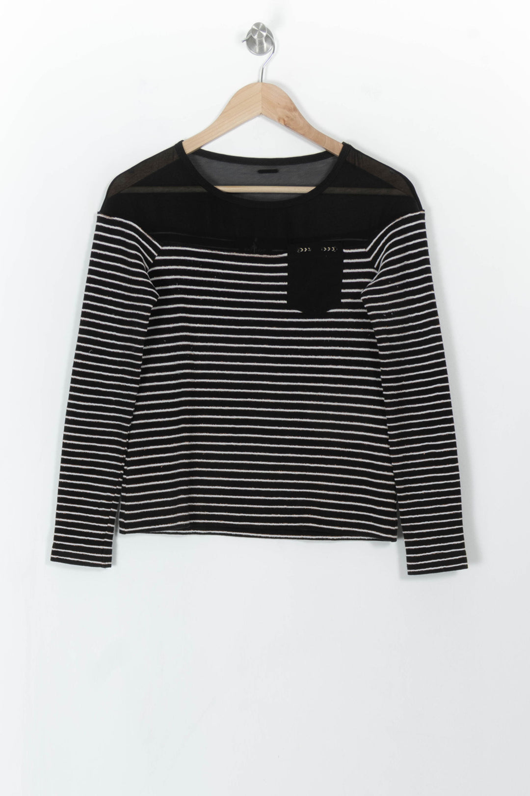 Tee-shirt Noir et Blanc - Taille XS/34 de la marque One Step | PARAD112541 - Vendu par Paradigme - Image 2