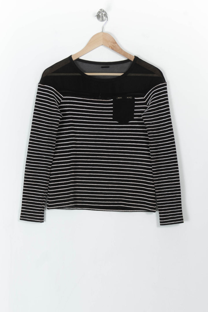 Tee-shirt Noir et Blanc - Taille XS/34 de la marque One Step | PARAD112541 - Vendu par Paradigme - Image 2