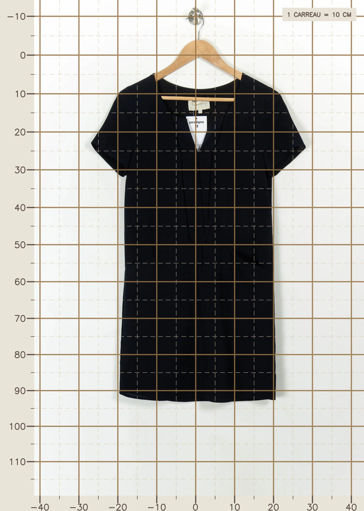 Robe Courte Bleue - Taille XS/34 de la marque Sud express | PARAD112542 - Vendu par Paradigme - Image 4