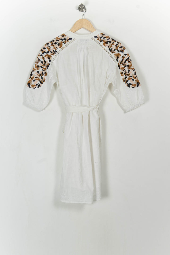 Robe Courte Beige et Marron - Taille S/36 de la marque Suncoo | PARAD112544 - Vendu par Paradigme - Image 5