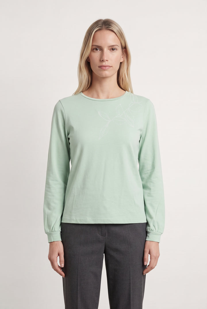 Sweat Vert - Taille XS/34 de la marque Caroll | PARAD112552 - Vendu par Paradigme - Image 1