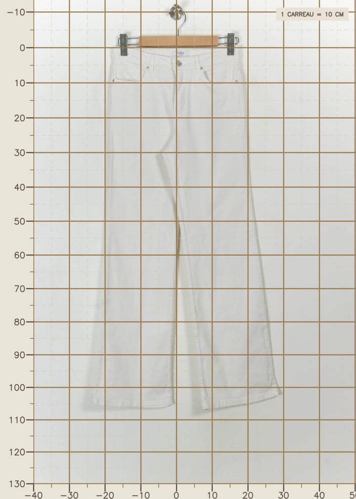 Jean Blanc - Taille M/38 de la marque ZAPA | PARAD112553 - Vendu par Paradigme - Image 4