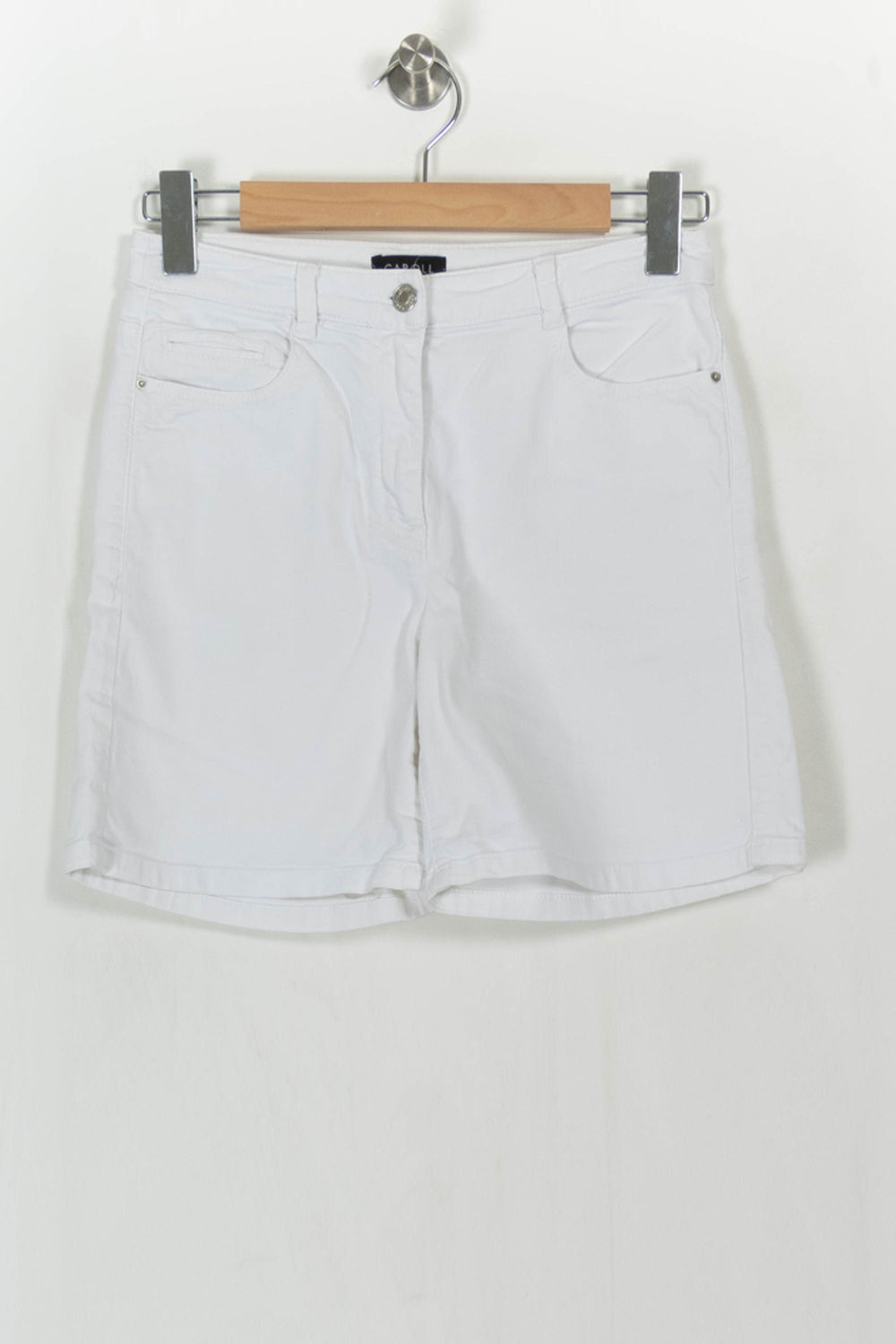 Short Blanc - Taille S/36 de la marque Caroll | PARAD112556 - Vendu par Paradigme - Image 2