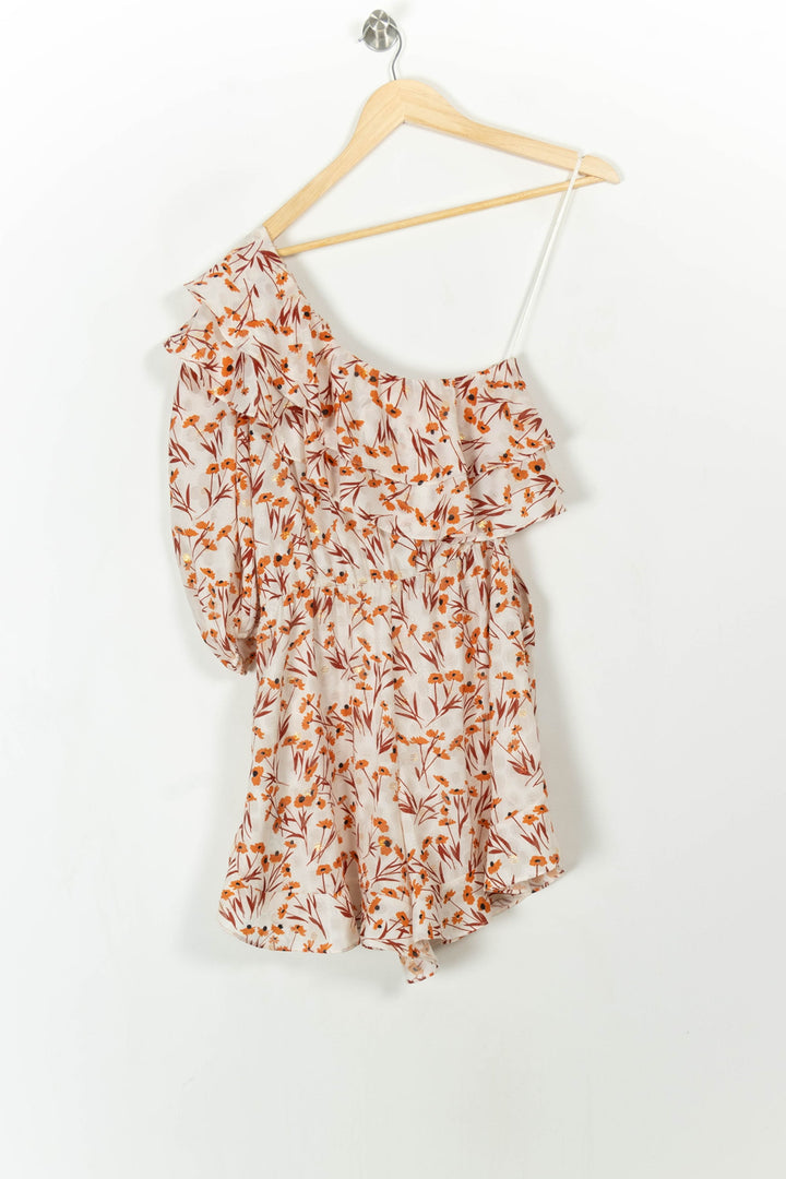 Combishort Blanc et Orange - Taille L/40 de la marque Maje | PARAD112559 - Vendu par Paradigme - Image 5