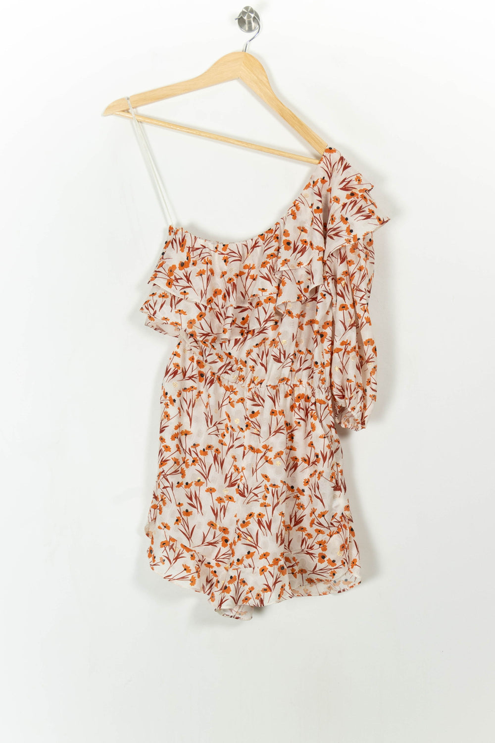 Combishort Blanc et Orange - Taille L/40 de la marque Maje | PARAD112559 - Vendu par Paradigme - Image 2