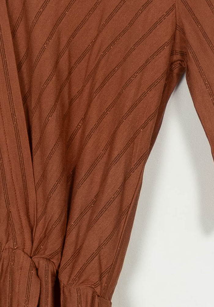 Blouse Marron - Taille XS/34 de la marque Des petits hauts | PARAD112561 - Vendu par Paradigme - Image 3