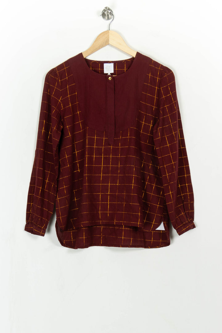 Blouse Rouge et Jaune - Taille S/36 de la marque Des petits hauts | PARAD112563 - Vendu par Paradigme - Image 2