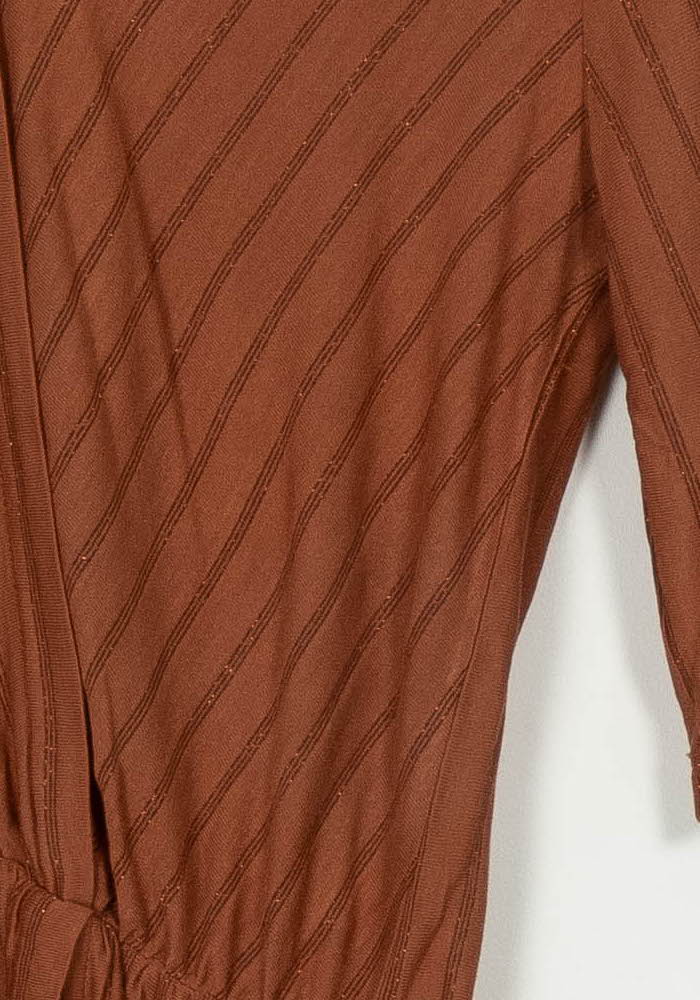 Blouse Marron - Taille S/36 de la marque Des petits hauts | PARAD112565 - Vendu par Paradigme - Image 3