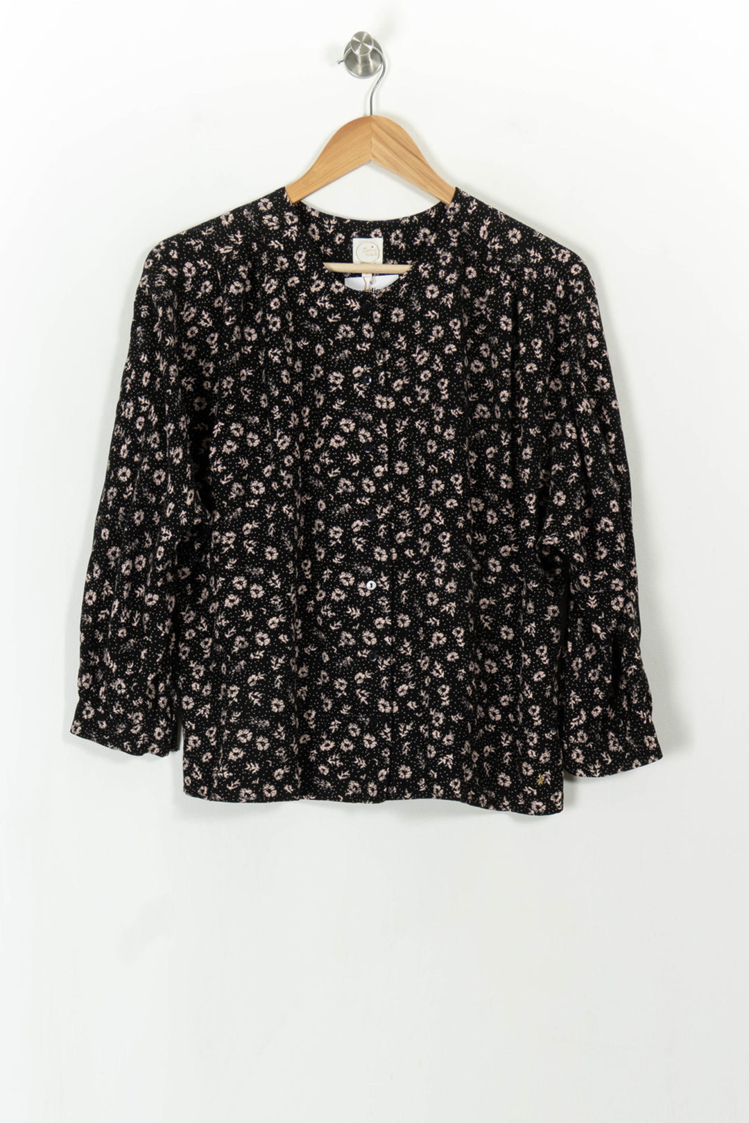 Blouse Noire et Blanche - Taille XS/34 de la marque Des petits hauts | PARAD112568 - Vendu par Paradigme - Image 2