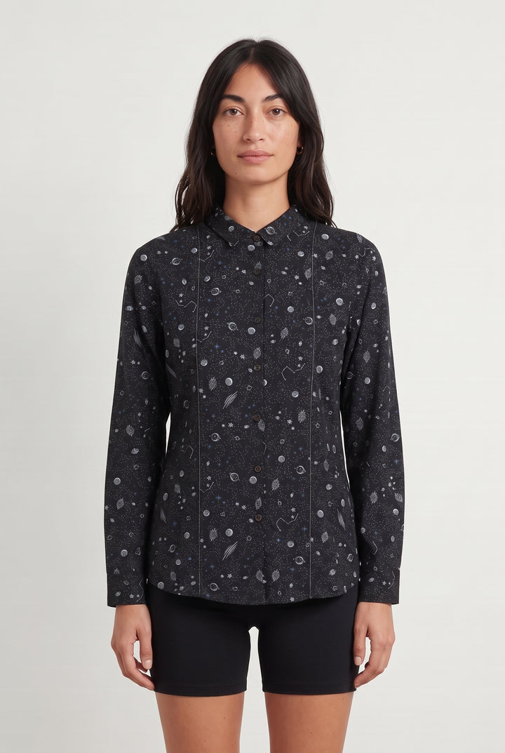 Chemise Bleu et Noir - Taille S/36 de la marque Karl Marc John | PARAD112569 - Vendu par Paradigme - Image 1