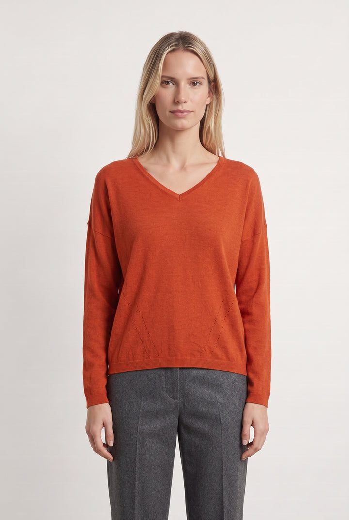 Pull Orange - Taille S/36 de la marque Marie Sixtine | PARAD112571 - Vendu par Paradigme - Image 1