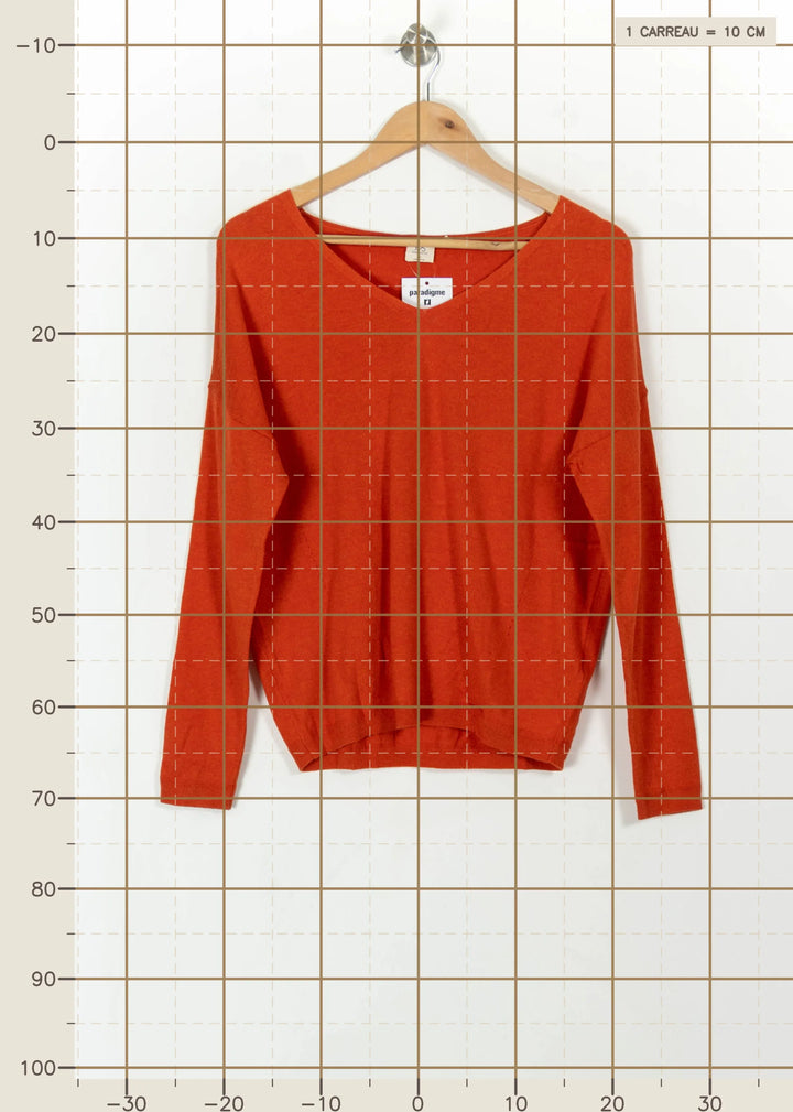 Pull Orange - Taille S/36 de la marque Marie Sixtine | PARAD112571 - Vendu par Paradigme - Image 4