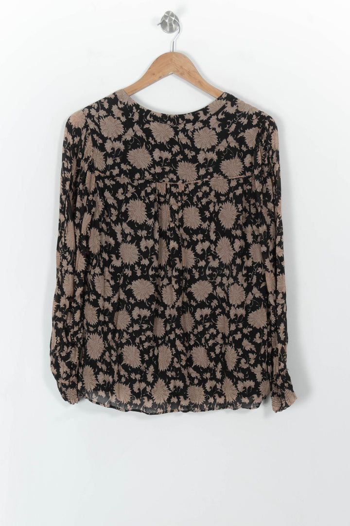 Blouse Noire et Beige - Taille L/40 de la marque Maison 123 | PARAD112572 - Vendu par Paradigme - Image 5