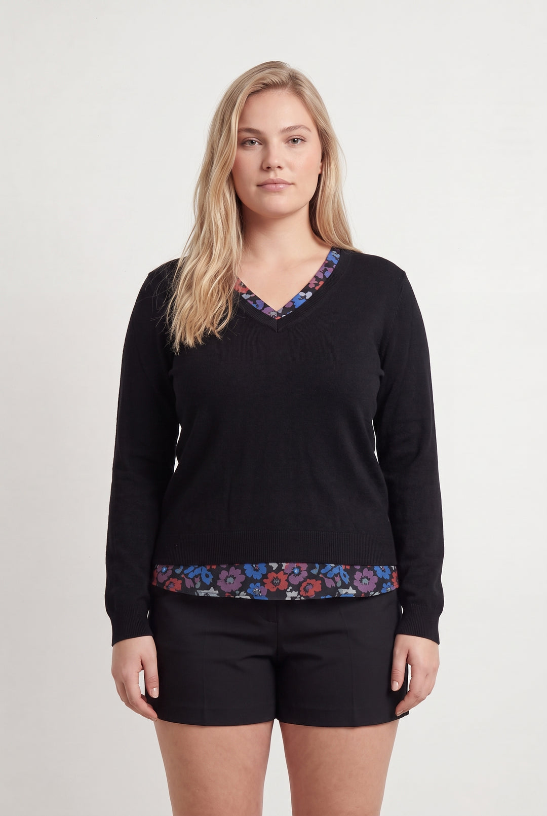 Pull Noir et Multicolore - Taille XL/42 de la marque Comptoir des Cotonniers | PARAD112574 - Vendu par Paradigme - Image 1