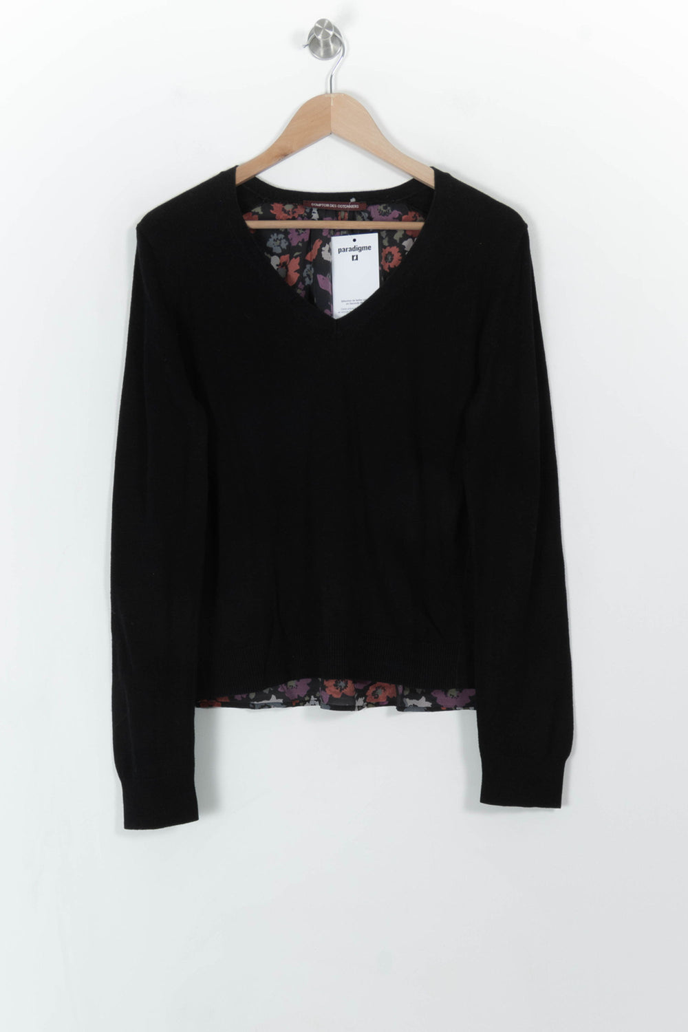 Pull Noir et Multicolore - Taille XL/42 de la marque Comptoir des Cotonniers | PARAD112574 - Vendu par Paradigme - Image 2
