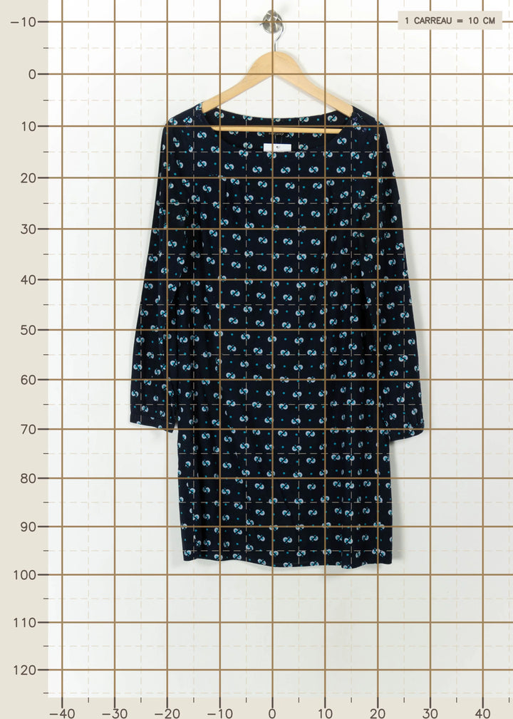 Robe Courte Bleue - Taille L/40 de la marque One Step | PARAD112575 - Vendu par Paradigme - Image 4