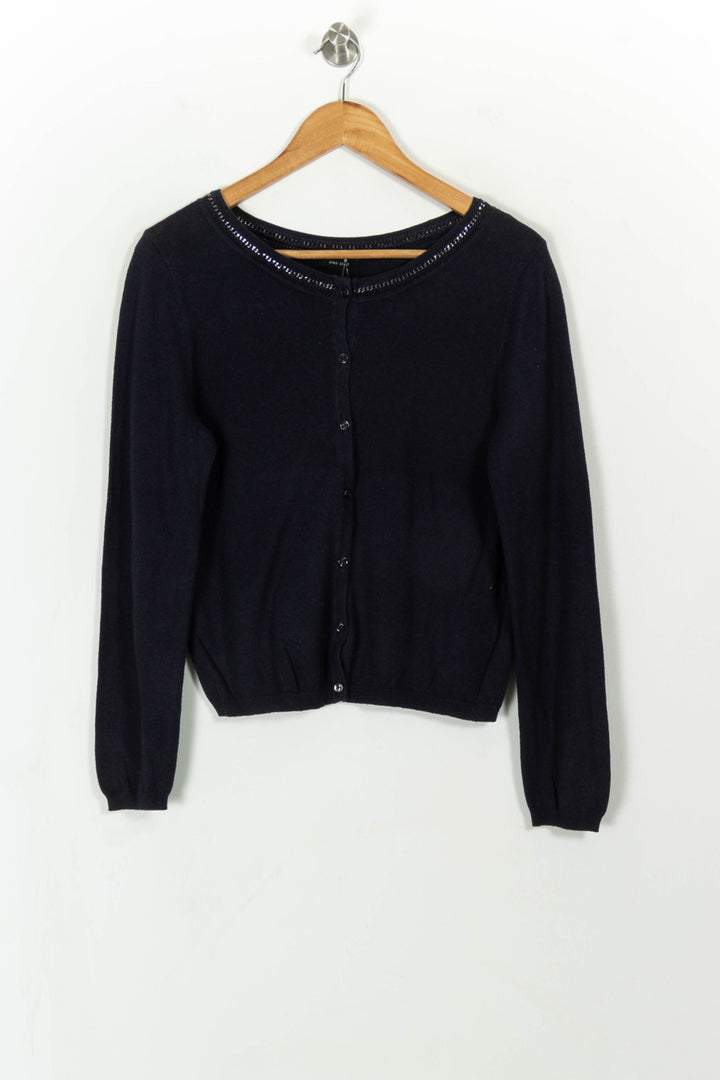 Cardigan Bleu - Taille L/40 de la marque One Step | PARAD112576 - Vendu par Paradigme - Image 2