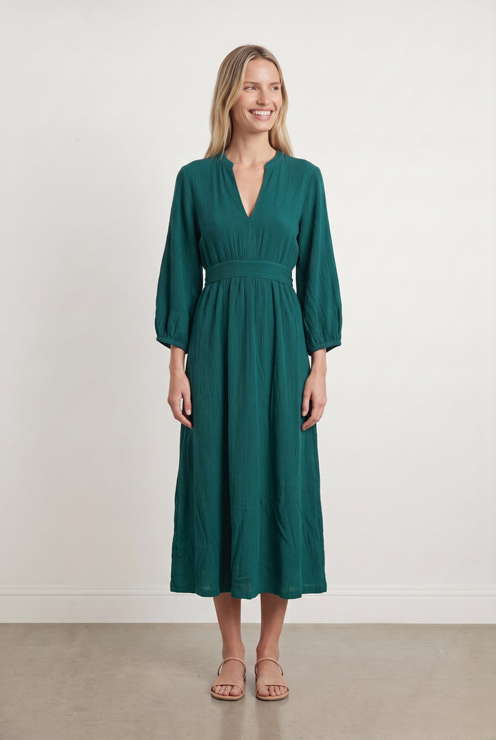 Robe Longue Verte - Taille XS/34 de la marque Maison 123 | PARAD112577 - Vendu par Paradigme - Image 1
