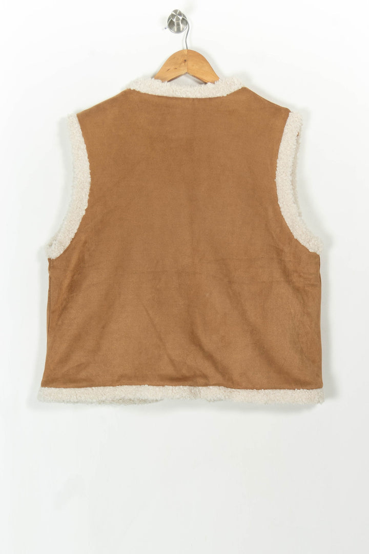 Gilet Sans Manches Beige et Écru - Taille L/40 de la marque Garance Paris | PARAD112579 - Vendu par Paradigme - Image 5