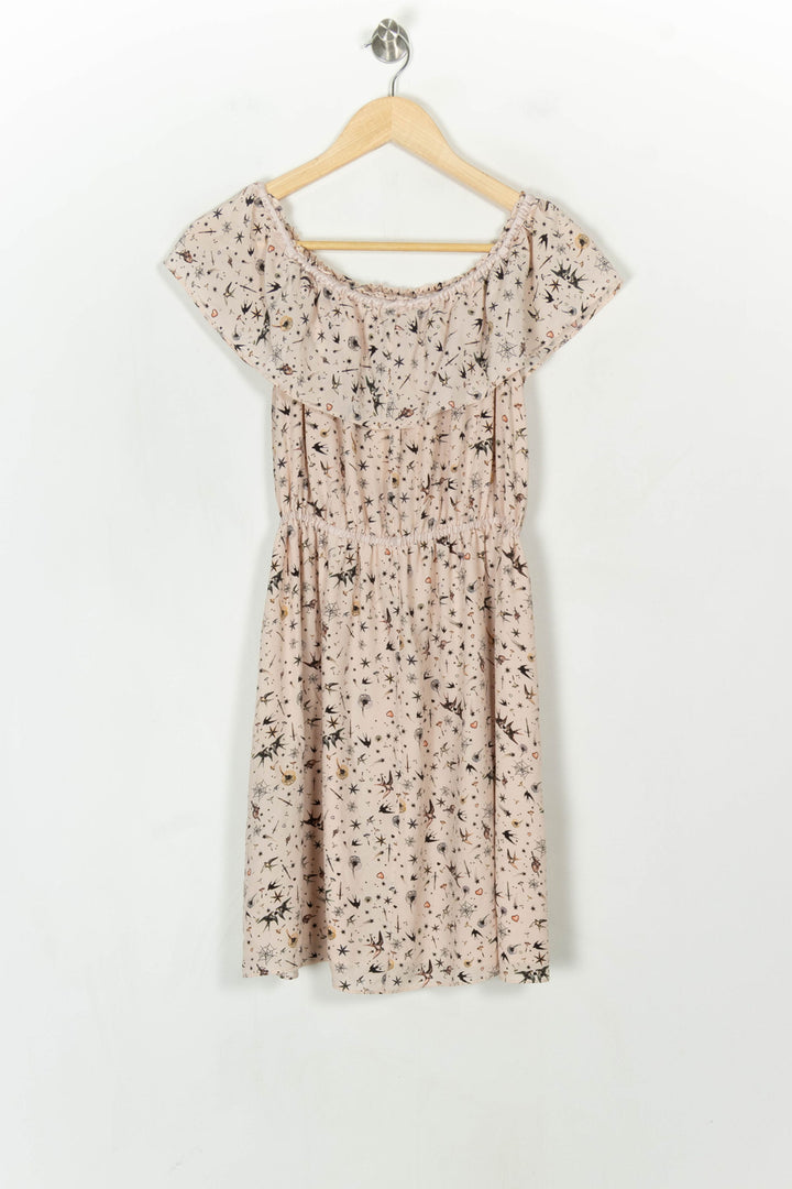 Robe Courte Beige - Taille XS/34