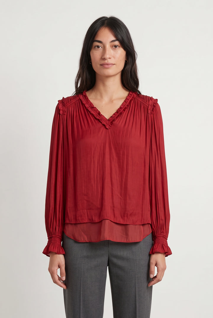 Top Bordeaux - Taille S/36
