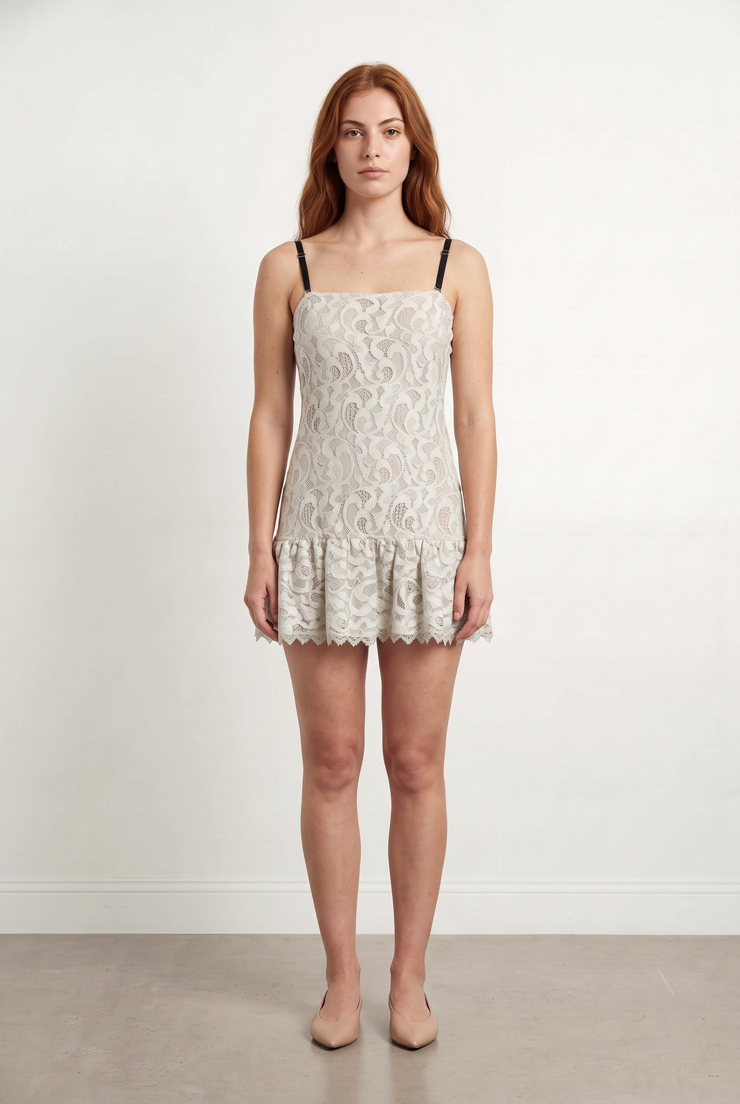 Robe Courte Beige - Taille M/38