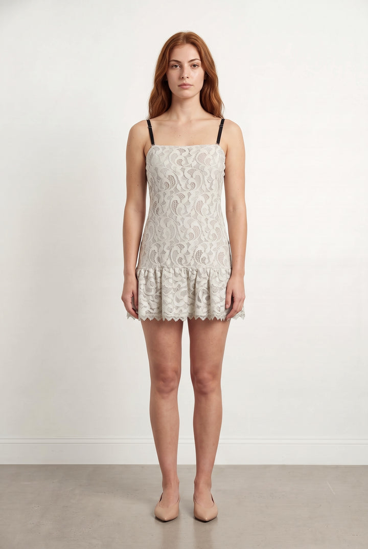 Robe Courte Beige - Taille M/38