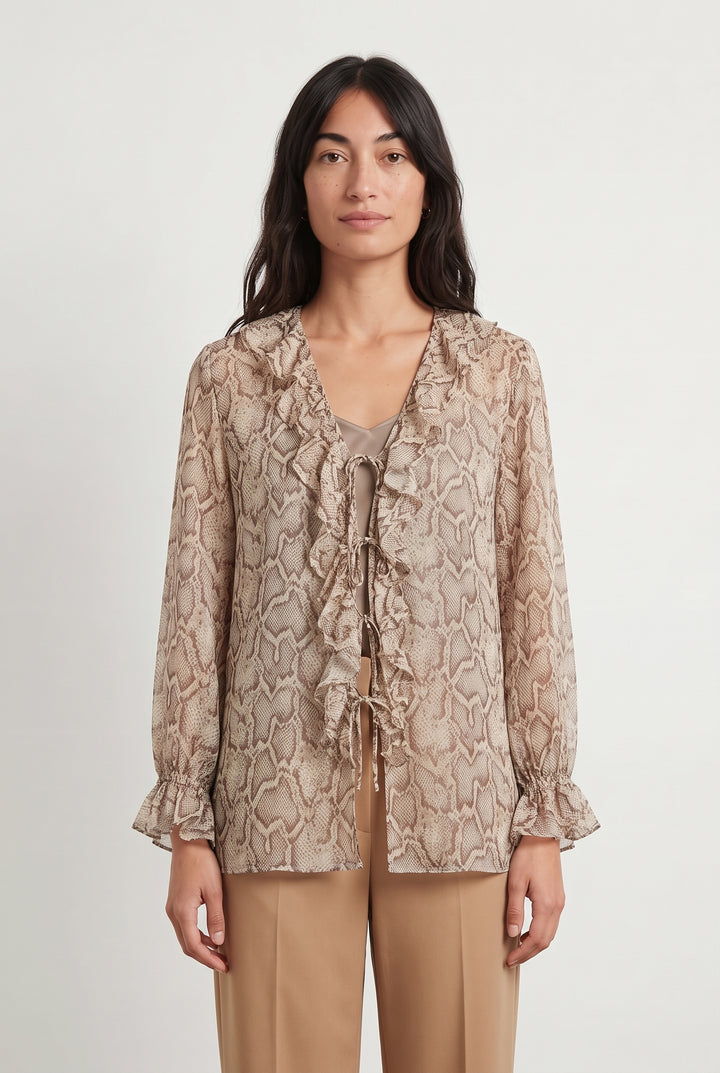 Top Beige - Taille S/36