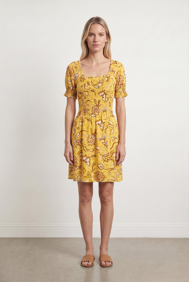 Robe Courte Jaune - Taille XS/34