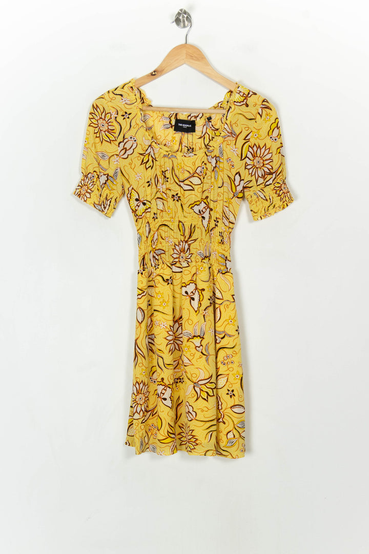 Robe Courte Jaune - Taille XS/34