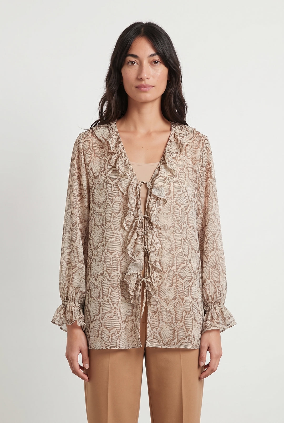 Top Beige - Taille S/36