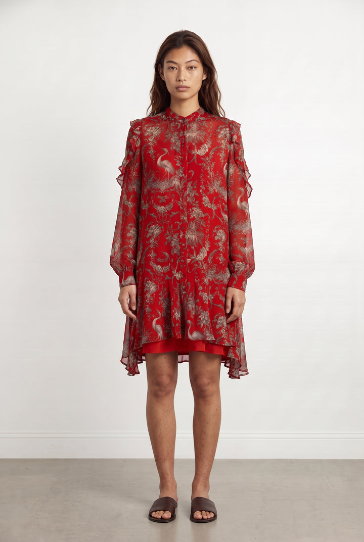 Robe Courte Rouge - Taille S/36