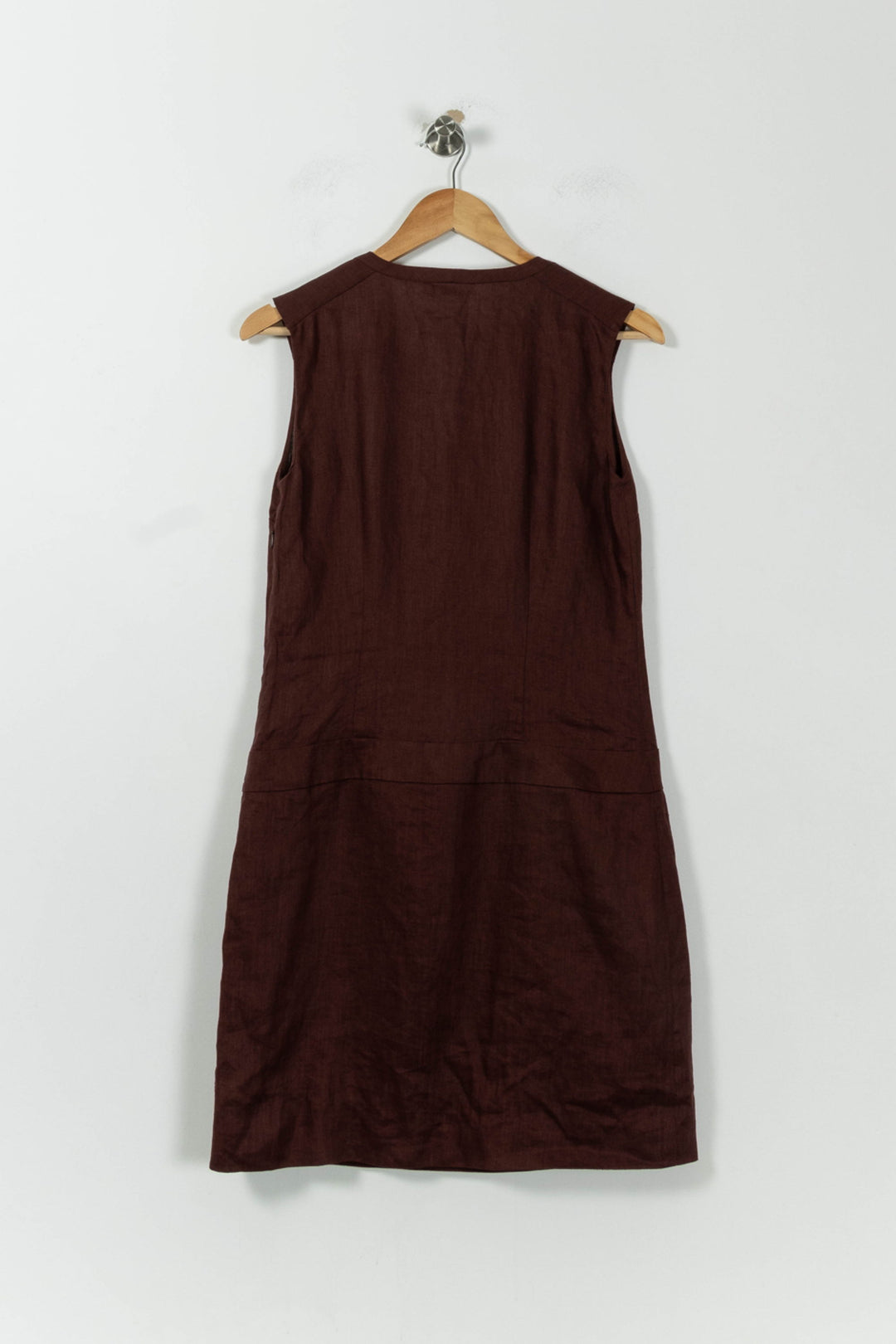 Robe Sans Manches Bordeaux - Taille M/38 de la marque ZAPA | PARAD11288 - Vendu par Paradigme - Image 4