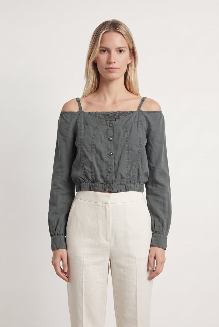 Chemisier Verte - Taille S/36
