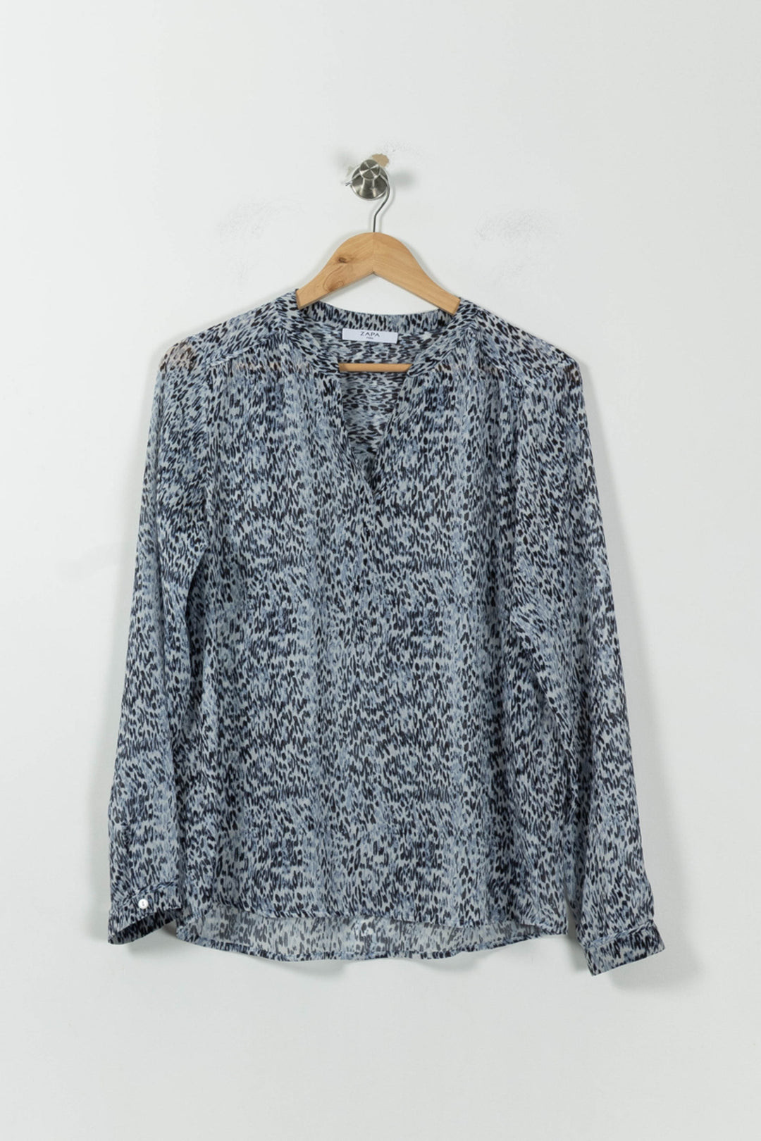Blouse Bleu et Noir - Taille S/36 de la marque ZAPA | PARAD11293 - Vendu par Paradigme - Image 2