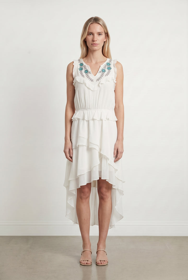 Robe Courte Beige - Taille S/36