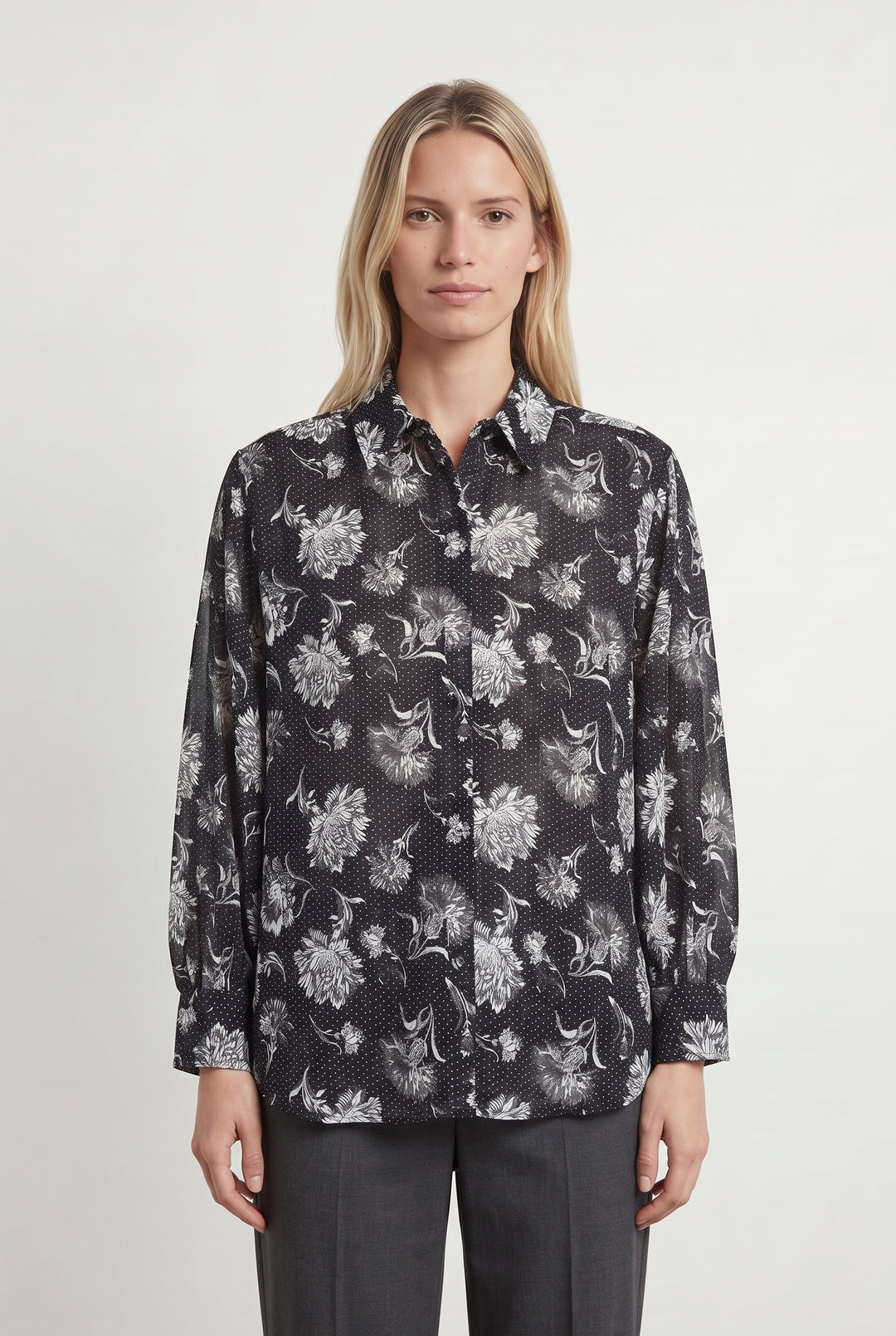 Chemisier Noire - Taille S/36