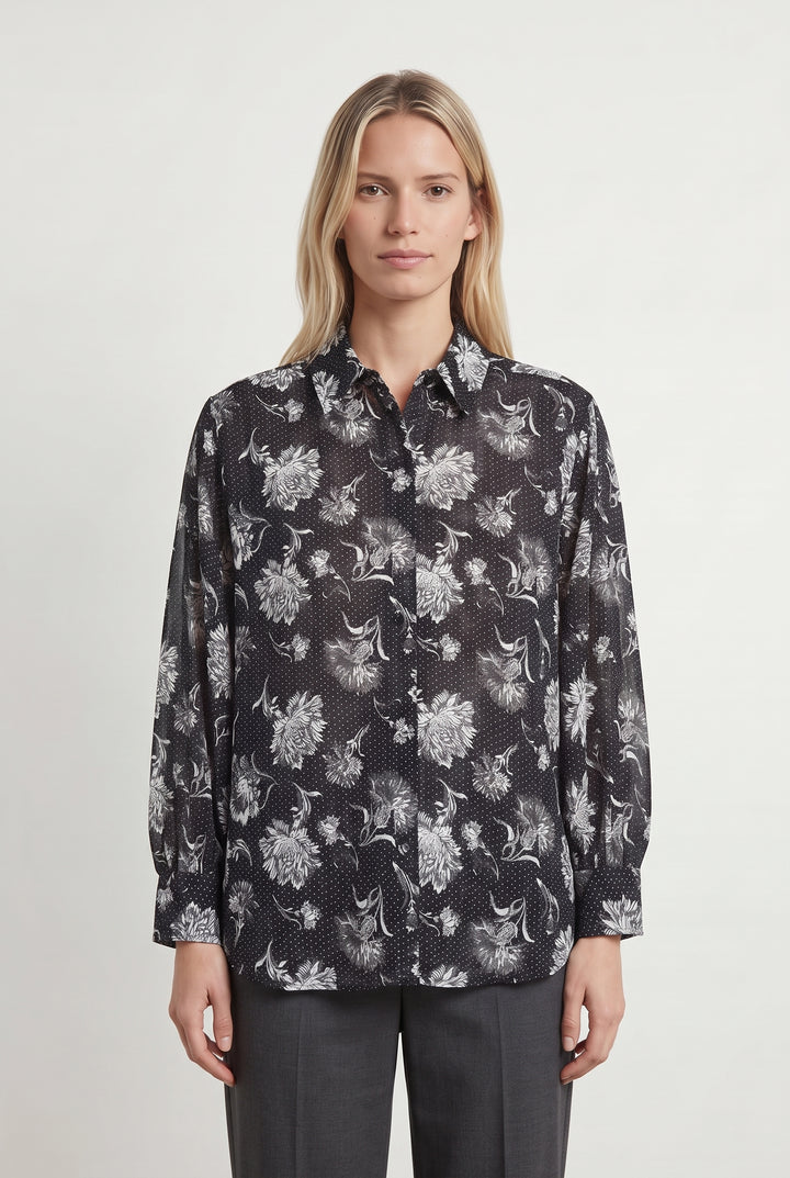 Chemisier Noire - Taille S/36