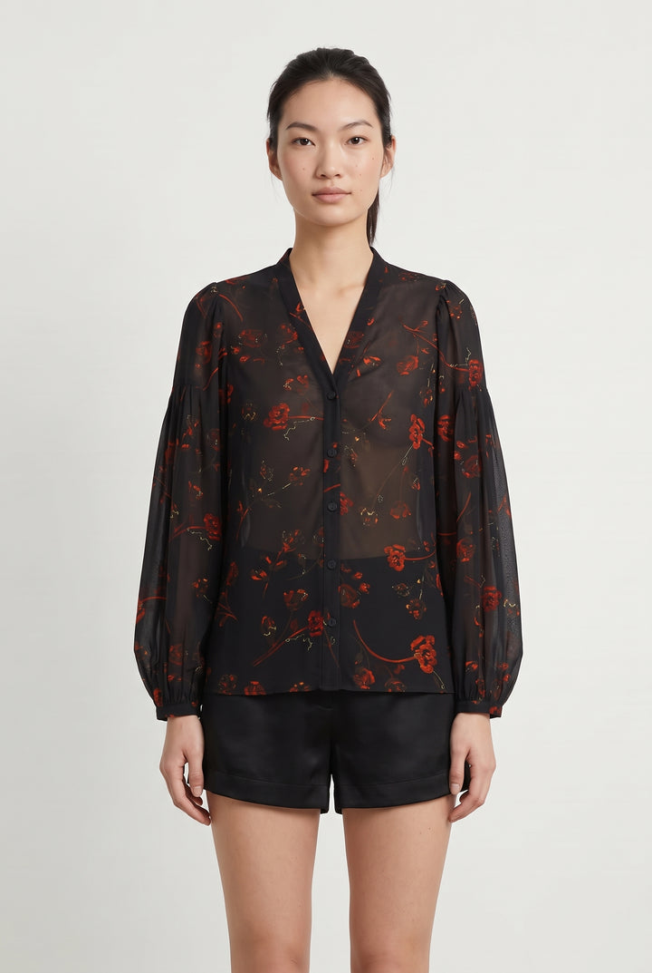 Chemisier Noire - Taille S/36