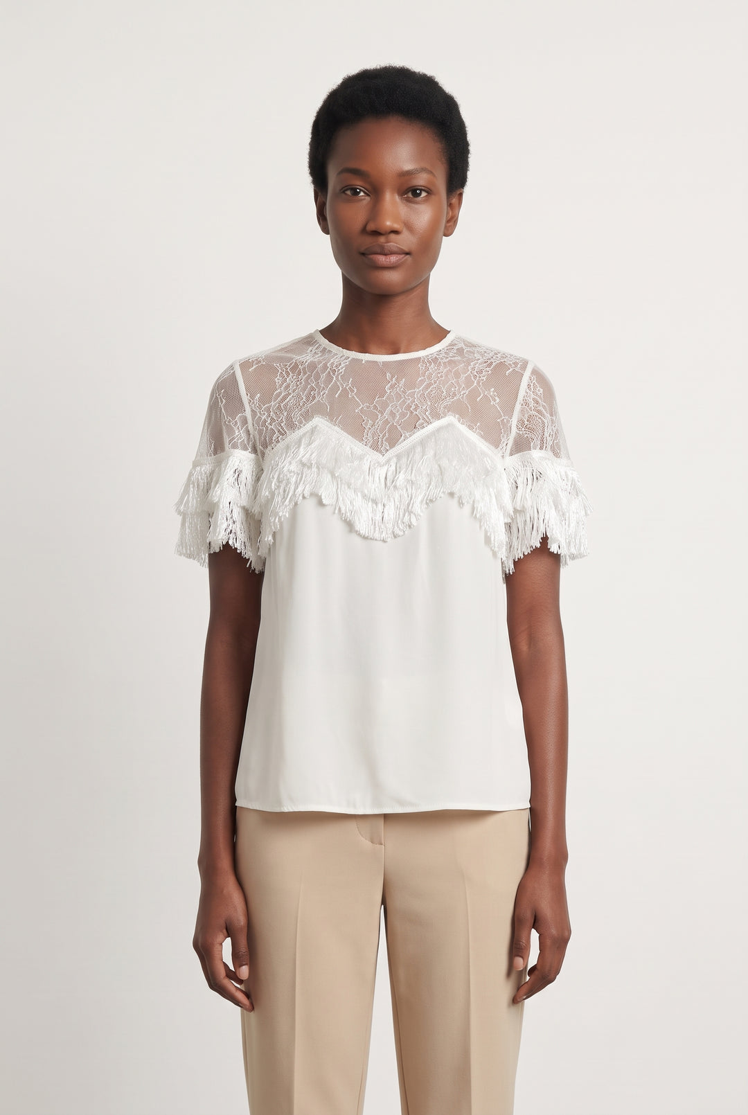 Top Beige - Taille XS/34