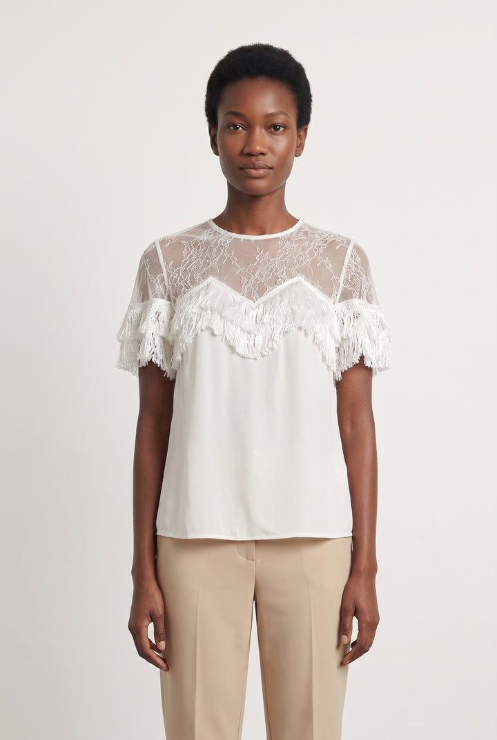 Top Beige - Taille XS/34