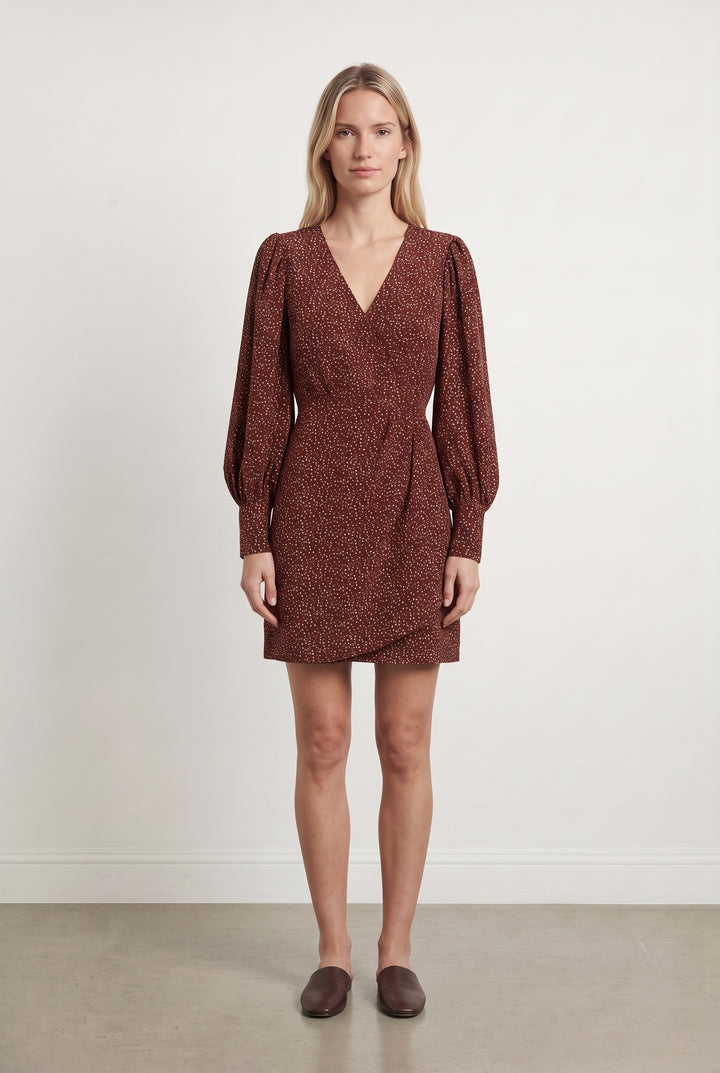 Robe Courte Bordeaux - Taille S/36