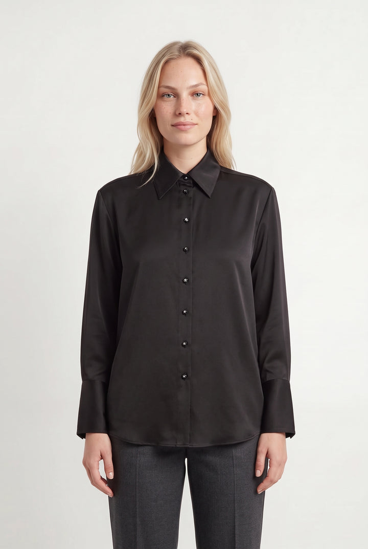 Chemisier Noire - Taille L/40